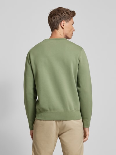 Polo Ralph Lauren Sweatshirt mit Label-Stitching Oliv 5