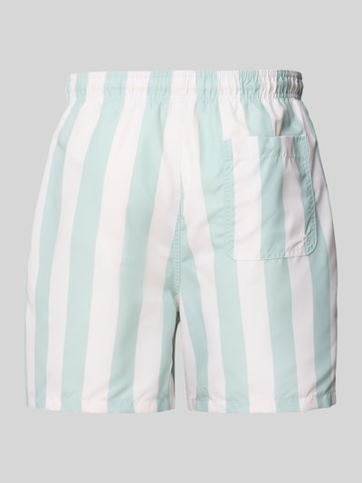 SELECTED HOMME Badeshorts mit Streifenmuster Modell 'DANE' Hellgruen 3