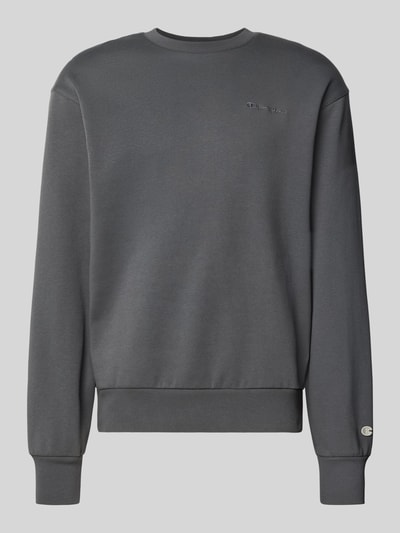 CHAMPION Sweatshirt met labelstitching Antraciet - 2