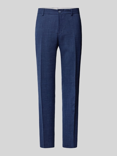 SELECTED HOMME Slim fit pantalon met knoop- en ritssluiting, model 'OASIS' Marineblauw - 2