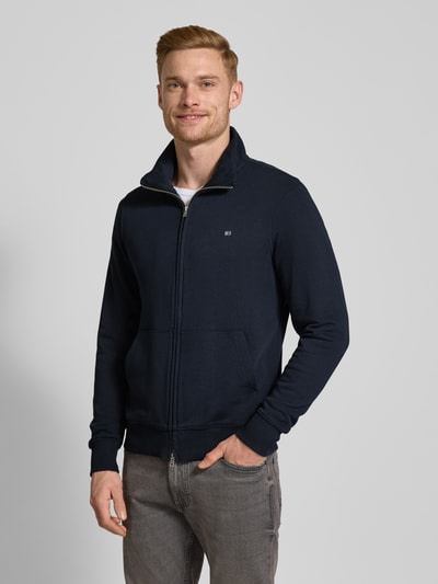 Christian Berg Men Sweatjacke mit Label-Stitching Marine 4