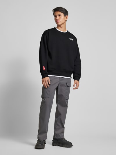 The North Face Sweatshirt mit Label-Print Modell 'AXYS' Black 1