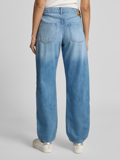 BOSS Straight Leg Jeans mit Label-Detail Modell 'DAELYA' Blau 5