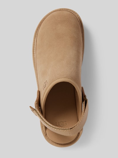 UGG Instappers met enkelband, model 'GOLDENCOAST CLOG II' Zand - 3