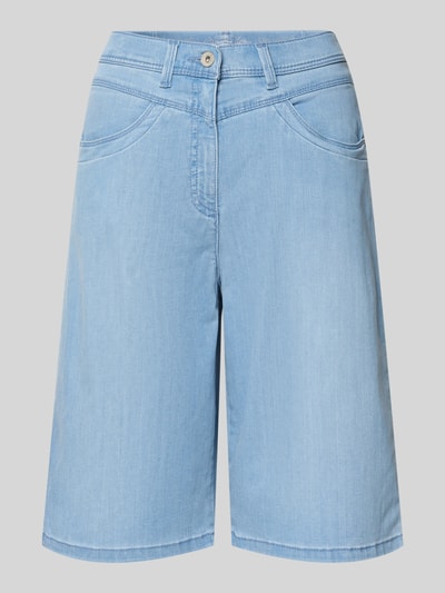 Raphaela By Brax Wide Leg Bermuda aus Baumwoll-Mix Blau 2