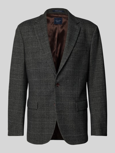 Christian Berg Men Marynarka z kieszeniami z patką Średniobrązowy 2