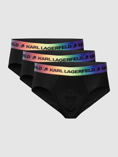 Karl Lagerfeld Slip mit Logo-Bund im 3er-Pack Black 2