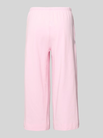 Produktfoto, jasnoróżowa Pyjama-Hose mit elastischem Bund von Mey z bawełny, luźny krój, kieszenie, gładka tekstura.