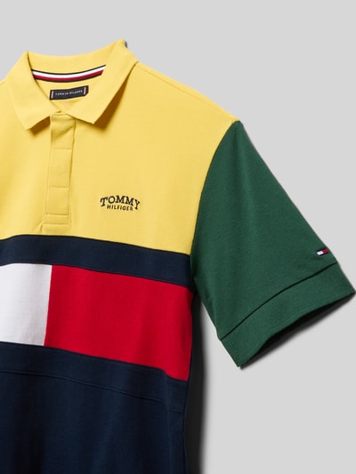 Tommy Hilfiger Teens Regular Fit Poloshirt aus reiner Baumwolle GELB 2