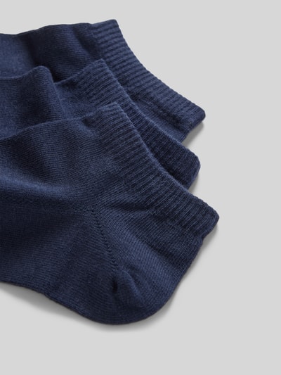 Levi's® Socken mit Label-Detail Modell 'LOW CUT BATWING LOGO' im 3er-Pack Dunkelblau 2