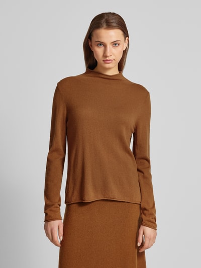 MAERZ Muenchen Gebreide pullover met turtleneck Hazelnoot - 4