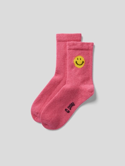 Jumper1234 Socken mit Smiley®-Print Pink 1