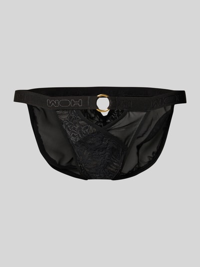 HOM Jockstrap mit elastischem Label-Bund Modell 'Pure Seduction' Black 1