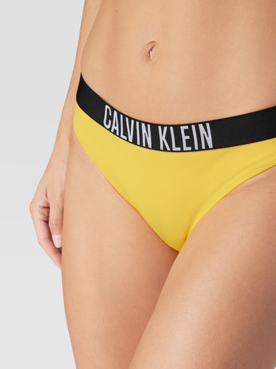 Calvin Klein Underwear Figi bikini z elastycznym pasem z logo model ‘Intense Power’ Żółty 3