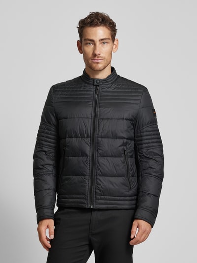 BOSS Orange Steppjacke mit Reißverschlusstaschen Modell 'Ostreet' Black 4