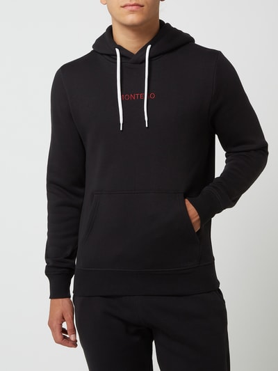 Montego Men Hoodie mit Logo-Stickerei  Black 4