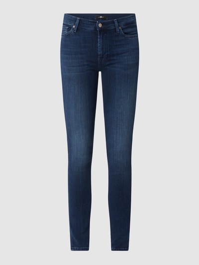 7 For All Mankind Super skinny fit jeans met stretch  Blauw - 2