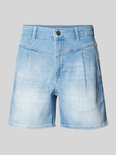 Rich & Royal Regular Fit Jeansshorts mit Bundfalten Jeansblau 2