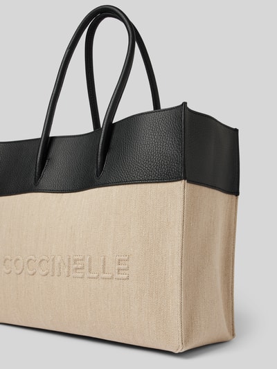 Coccinelle Shopper mit Label-Stitching Modell 'MYRTHA' Black 3