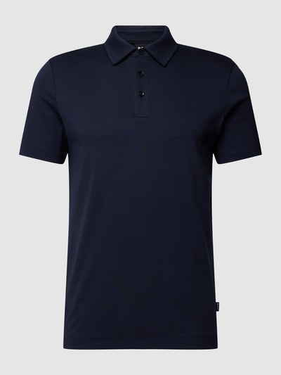 BOSS Poloshirt met merkopschrift Donkerblauw - 2