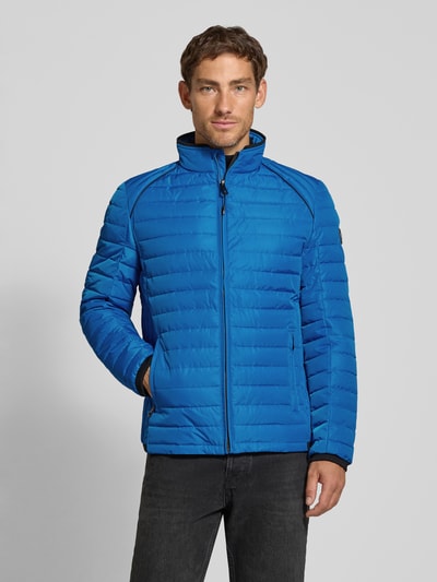 NAUTGÅRD Regular Fit Jacke in Stepp-Optik Blau 4