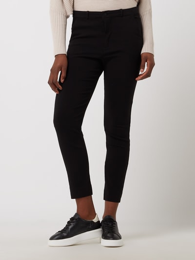 FREE/QUENT Broek met stretch, model 'Solvej' Zwart - 4