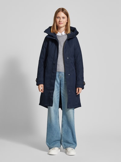 Didriksons Parka met klepzakken, model 'LUNA' Marineblauw - 1