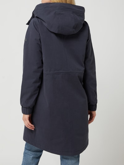 Barbour Parka met wattering, model 'Hauxley'  Marineblauw - 5