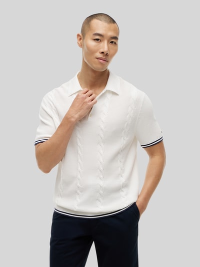 Tommy Hilfiger Koszulka polo o kroju regular fit z czystej bawełny Złamany biały 4