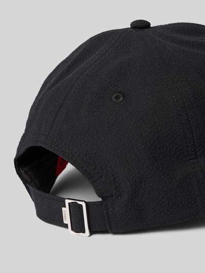 HUGO Basecap mit Strukturmuster Modell 'Mett' Black 2