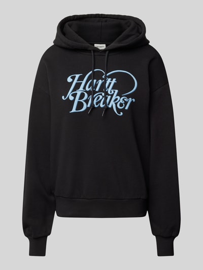 Carhartt Work In Progress Hoodie mit Statement-Print Modell 'Harttbreaker' BLACK 2