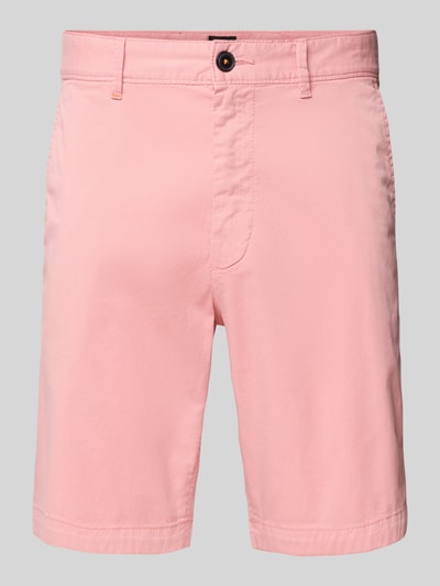 BOSS Orange Slim Fit Chino-Shorts mit Gürtelschlaufen Pink 2