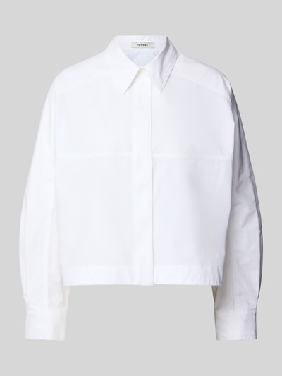 Ivy Oak Regular Fit Hemdbluse mit verdeckter Knopfleiste Modell 'BRITTNEY Weiss 2