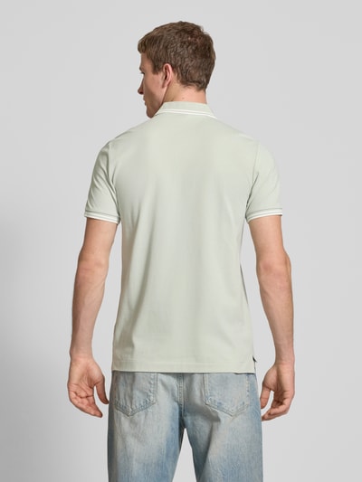 G-Star Raw Poloshirt met labelstitching Steengrijs - 5