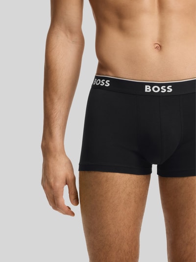 BOSS Obcisłe bokserki z mieszanka bawełny w zestaw 3 szt. Średnioszary 2