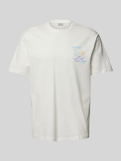 Only & Sons T-shirt o kroju oversized z nadrukiem z logo Złamany biały 2