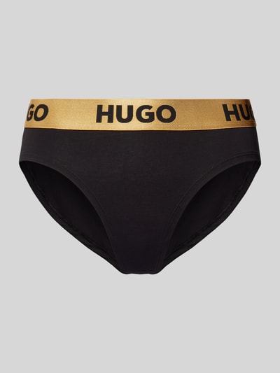 HUGO Slip mit elastischem Logo-Bund Gold 1