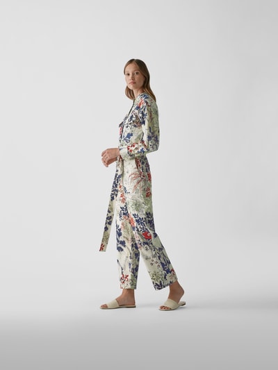 Chufy Jumpsuit mit floralem Muster Weiß 4