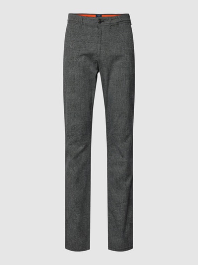 MCNEAL Slim fit pantalon met paspelzakken aan de achterkant Donkergrijs - 2