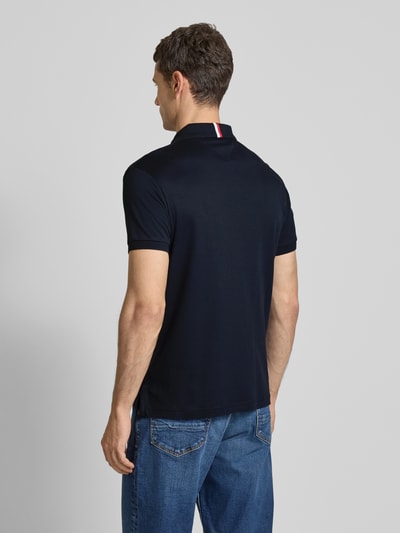 Tommy Hilfiger Regular Fit Poloshirt mit Logo-Stitching Marine 5