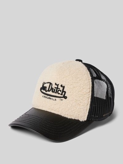 Von Dutch Trucker Cap mit Teddyfell-Besatz Modell 'DEATTLE' Black 1