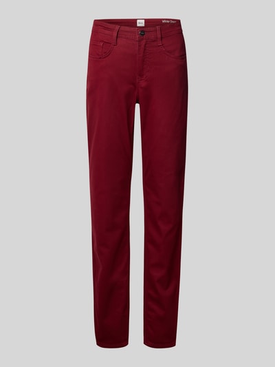 Brax Slim fit jeans in 5-pocketmodel, model 'STYLE.CAROLA' Bordeaux - 2