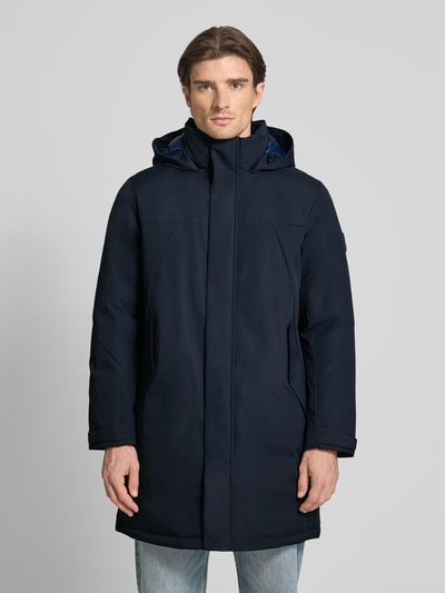 Tommy Hilfiger Regular Fit Funktionsmantel mit Kapuze Marine 4