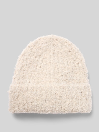 Tom Tailor Beanie aus Bouclé-Strick Beige 1