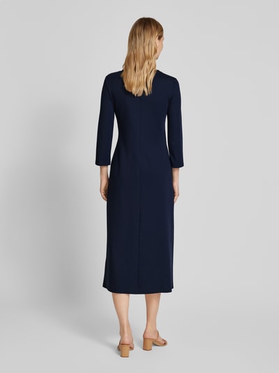 Weekend Max Mara Midikleid mit Raffung Modell 'BALENIO' Marine 5