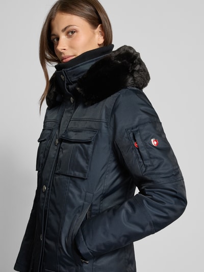 Wellensteyn Shaped Fit Funktionsjacke mit Stehkragen Modell 'SCHNEEZAUBER' Marine 3