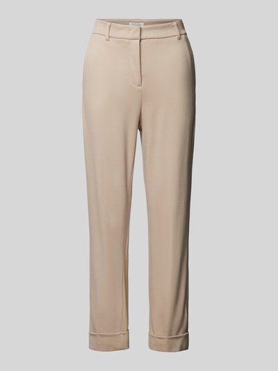 Christian Berg Woman Regular fit chino met ceintuurlussen Beige - 2