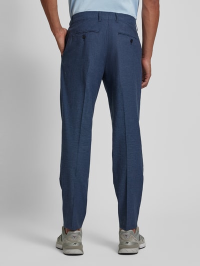 Matinique Slim fit pantalon met achterzakken, model 'las' Marineblauw - 5