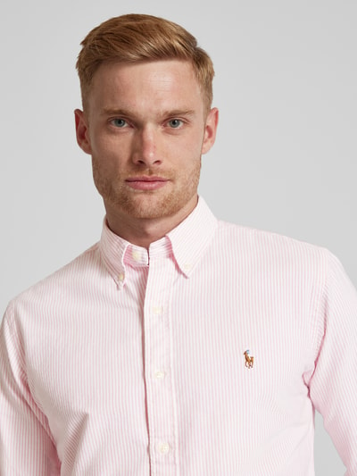 Polo Ralph Lauren Custom fit vrijetijdsoverhemd met button-downkraag Rosé - 3