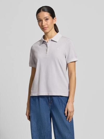 Marc O'Polo Koszulka polo o kroju regular fit z mieszanki bawełny Jasnoniebieski 4